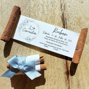 Convite Canela Menino