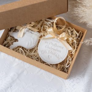 Caixa Medalha Melhores Padrinhos