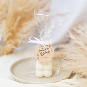 Vela com Bolinhas Branca