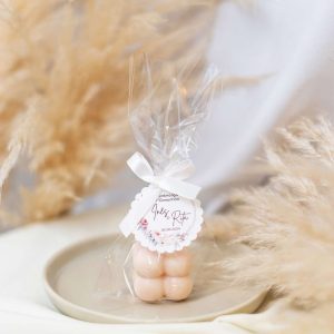 Vela com Bolinhas Rosa