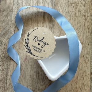 Vela Coração em Branco